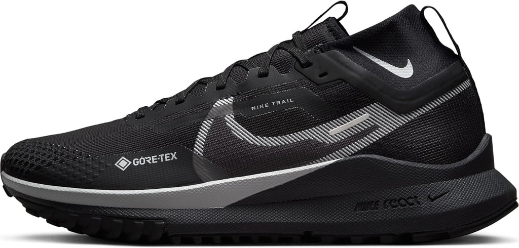 Nike Men's Low-Top Sneakers, Black Wolf Grey Reflect Silver, 8