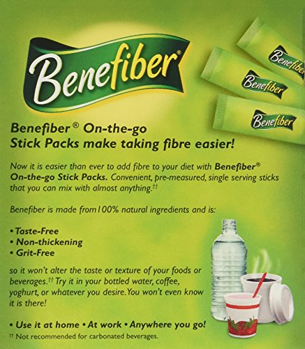 Benefiber Stick Pack Fiber Supplement, Taste Free, 28-4g (2 Pack) U40397
