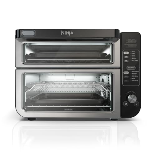 Ninja DCT451 12-in-1 Smart Double Oven with FlexDoor, Stainless Steel P340