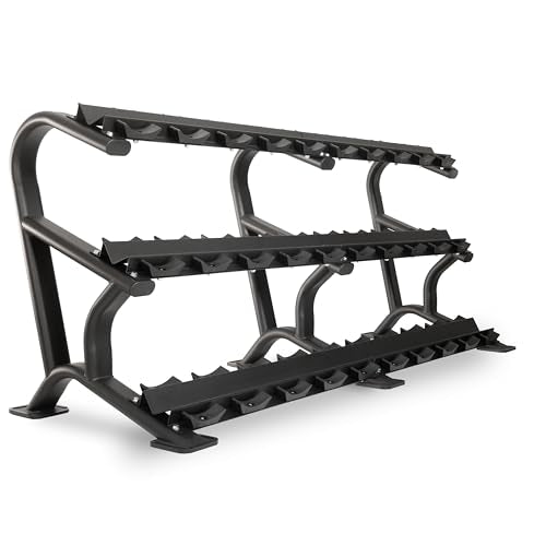 XMARK Urethane Dumbbell Weight Set, 5-75lb, Home and Commercial Gym Equipment S87278