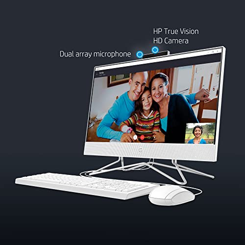 HP 21.5" FHD All-in-One Desktop, Celeron J4025, 8GB RAM, 256GB SSD, Win 11 Pro Q9715