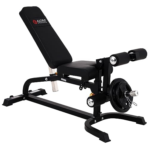 Altas Strength Adjustable Utility Bench with Preacher Curl Attachment T76531