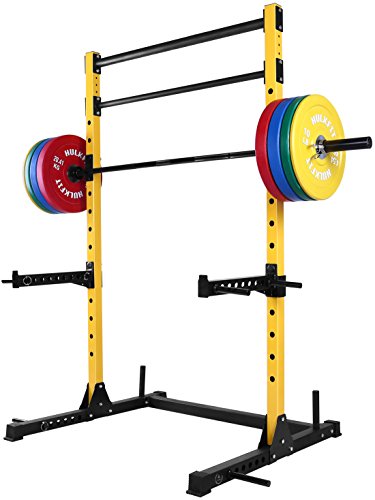 HulkFit Pro Series Power Cage Weight Rack with 2 Pull Up Bars for Home Gym R22743