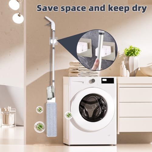 Microfiber Spray Mop for Floor Cleaning with 4 Washable Pads W7412