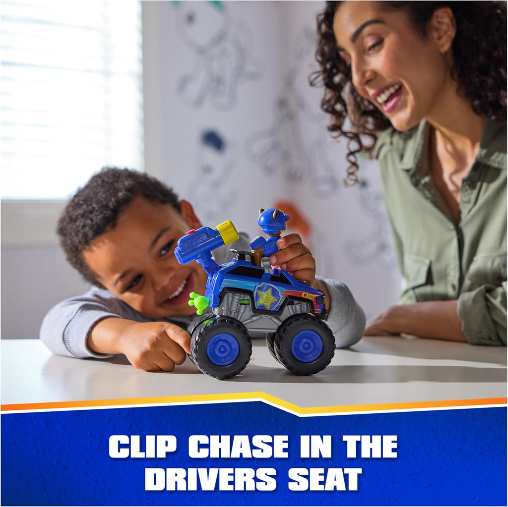Paw Patrol Rescue Wheels Chase’s Cruiser Toy Truck with Projectile Launcher and Action Figure M1412