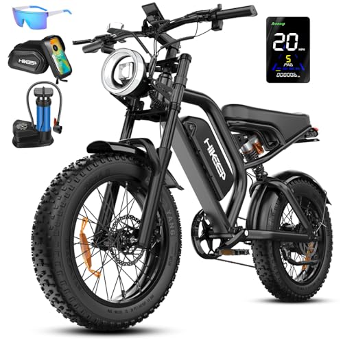 K6 Electric Bike for Adults, 20 x 4 Inch Fat Tire, 750W Motor, 48V Detachable Battery M879