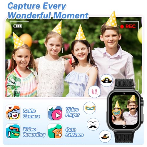 Kids Smart Watch for Girls Age 5-12, HD Touch Screen with Puzzle Games and Camera R273421