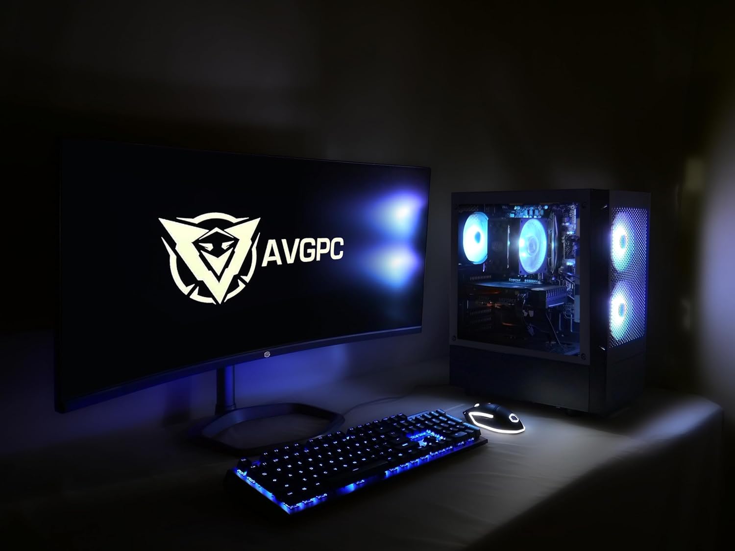 AVGPC Max Gaming PC AMD Ryzen 5 5600G RTX 4060 16GB DDR4 1TB SSD J764