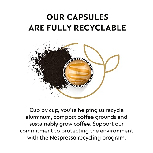Nespresso Vertuo Barista Flavored Medium Roast Coffee Pods, 30 Count Z6730