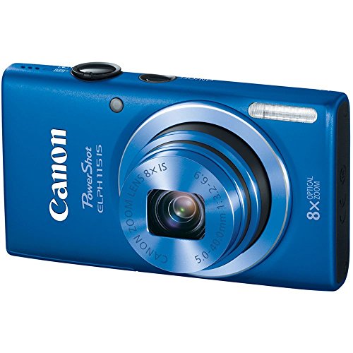 Canon PowerShot ELPH 115 16.0 MP Digital Camera with 8X Optical Zoom (Blue) K3974