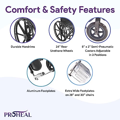 K7 Heavy Duty Bariatric Wheelchair for Adults, 700LB Capacity, Black M354875