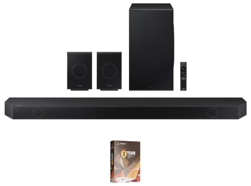 SAMSUNG HW-Q990D 11.1.4ch Soundbar with True Dolby Atmos Sound and 4 Year Amber Protection Plan (2024)