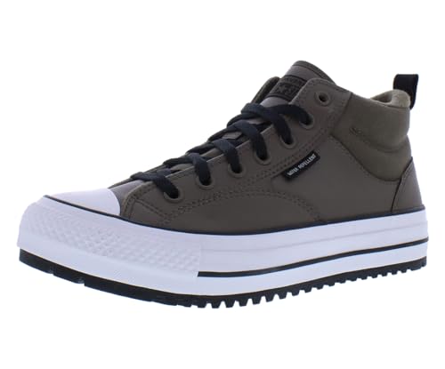 Converse Unisex Chuck Taylor All Star Malden Street Sneaker Boot- Lace up Closure Style - Engine Smoke/Black Brown