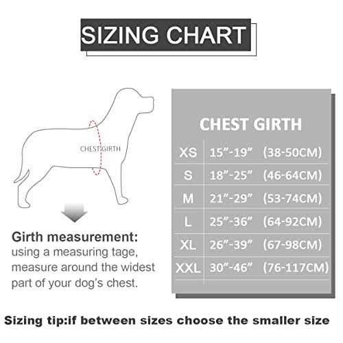 MUMUPET Service Dog Harness No Pull Easy On Off Pet Vest V4238