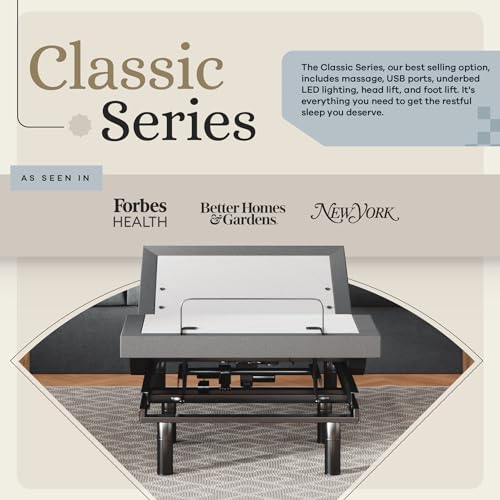 Sven & Son Classic Adjustable Bed Base Split King with Hybrid Spring Mattress I50028