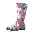 landchief Rain Boots for Women, Waterproof Ladies Tall Knee High Rubber boots,Comfort Garden Boots Anti-Slip Mid Heel Women Rain Shoes Outdoor