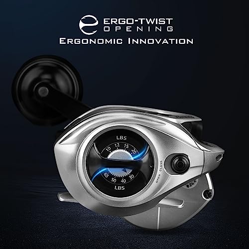 KastKing Kapstan Elite 300 Baitcasting Fishing Reel, Low Profile, 35 lbs. Drag J6779