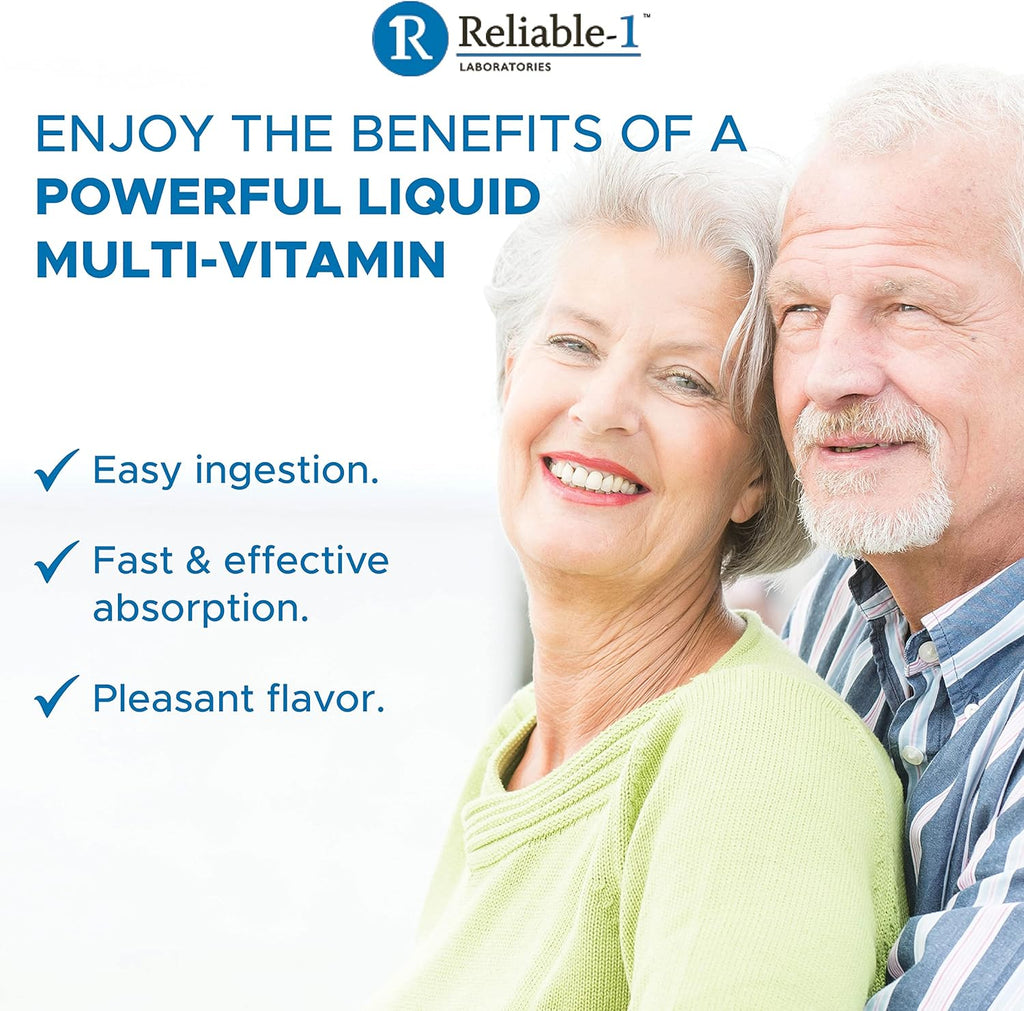 Multi-Vite Liquid Multivitamin for Adults, Antioxidant Supplement, 8 FL.OZ. S167949