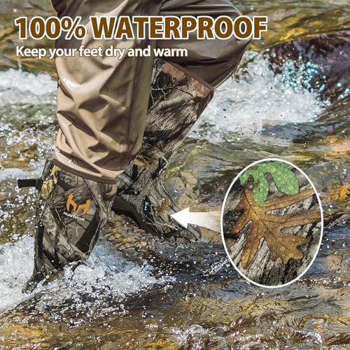 Men's Waterproof Insulated Neoprene Hunting Boots (Camo) T90146