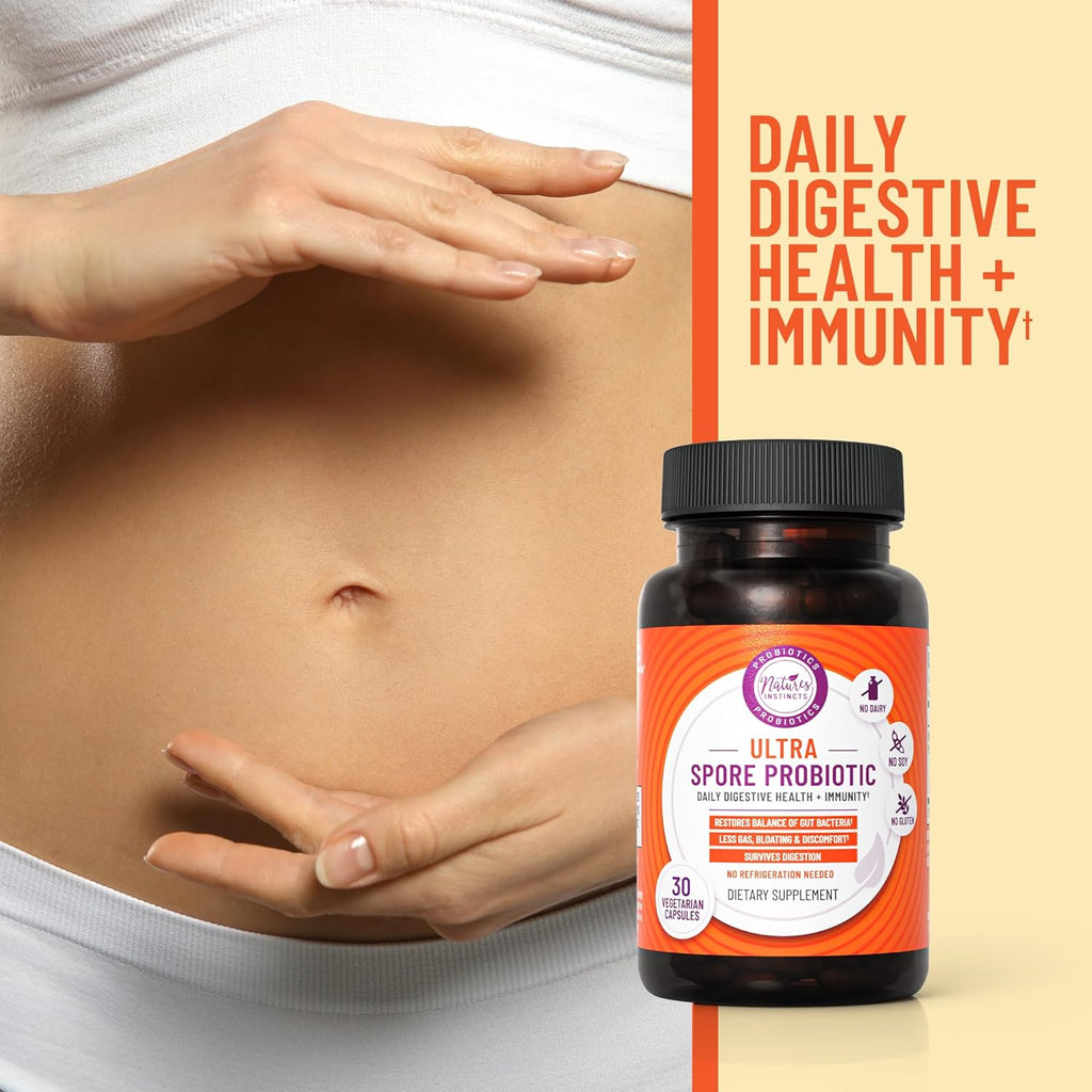 Ultra Spore Probiotic with Live Strains, 30 Capsules E14864