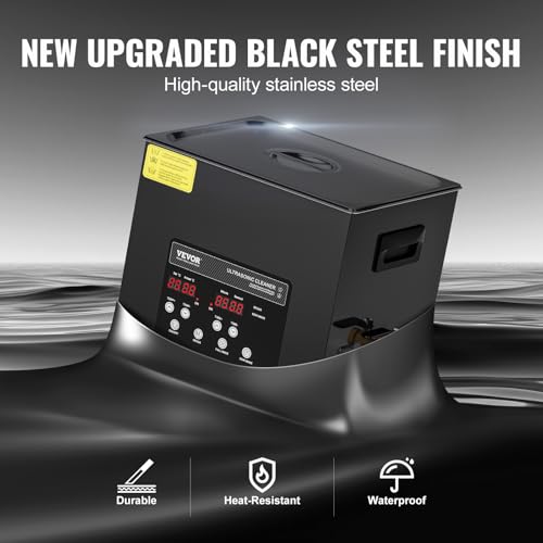 VEVOR 10L Ultrasonic Cleaner, 240W Digital Machine with Heater & Timer C9757