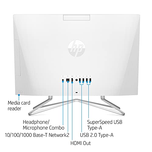 HP 21.5" FHD All-in-One Desktop, Celeron J4025, 8GB RAM, 256GB SSD, Win 11 Pro Q9715