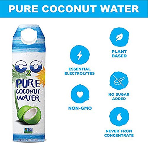 C2O Pure Coconut Water 1 Liter (Pack of 6) S342914