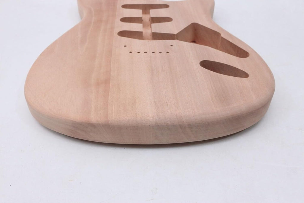 Mahogany Unfinished SSS Electric Guitar Body Blank R3338