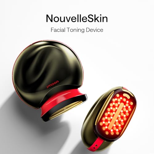 JMOON NouvelleSkin M30U PR Facial Toning Device, FDA-Cleared Microcurrent & Red Light Therapy T368584