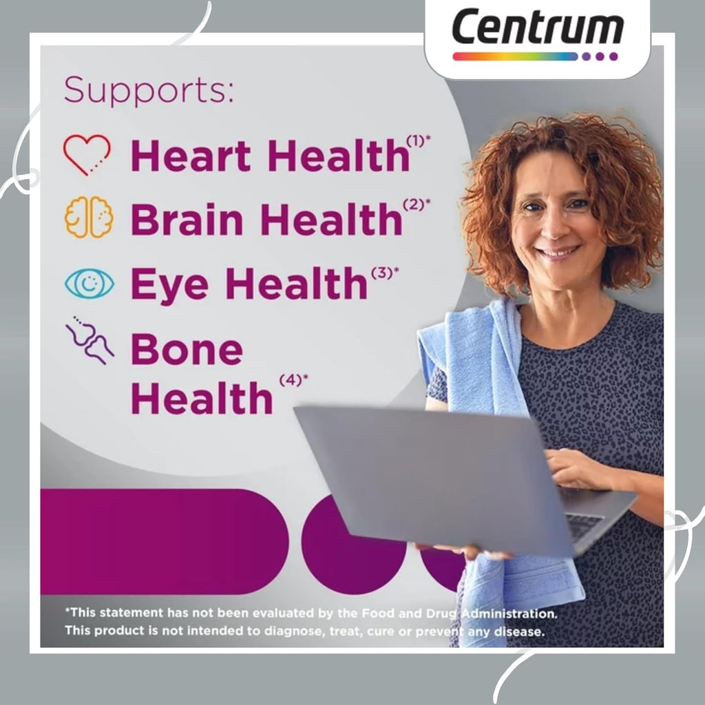 Centrum Silver Women 50 Plus Multivitamin, 100 Tablets Q24170