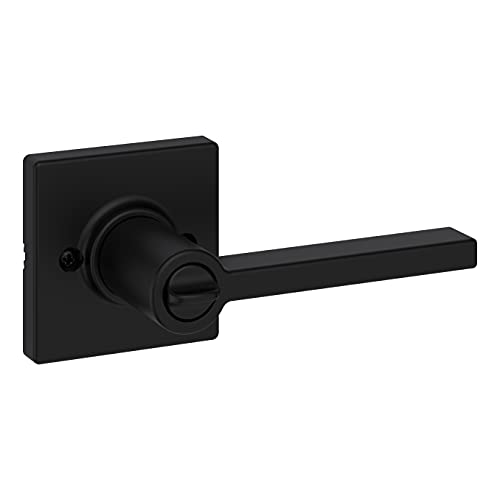 Kwikset Casey Interior Privacy Door Handle with Lock 10 Pack, Matte Black G103018