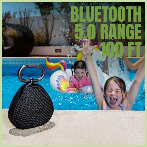 OontZ Angle 3 Portable Bluetooth 5.4 Speaker, IPX5 Water-Resistant, Black V1239