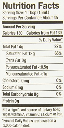 Nutiva Refined Coconut Oil, 23 Ounce (Pack of 2) I2466