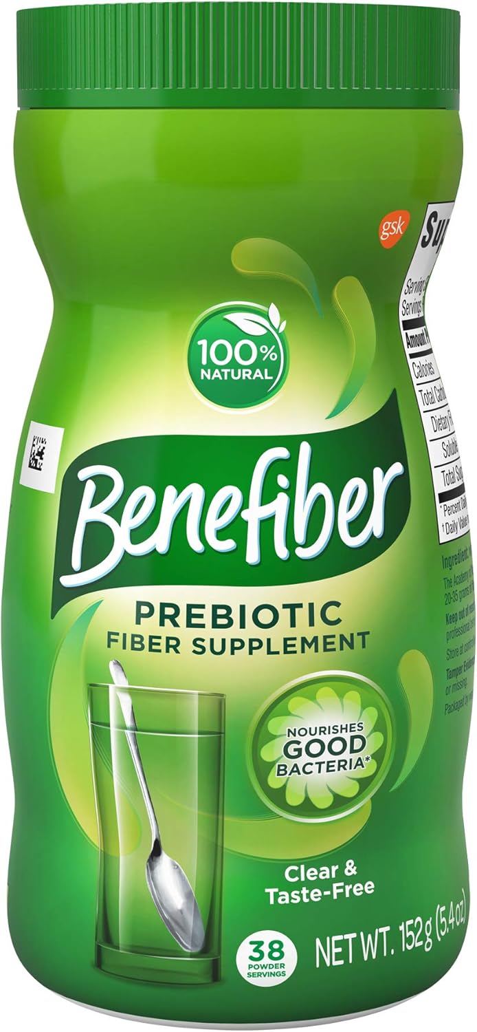 Benefiber Daily Prebiotic Dietary Fiber Supplement Powder, 38 servings D656729