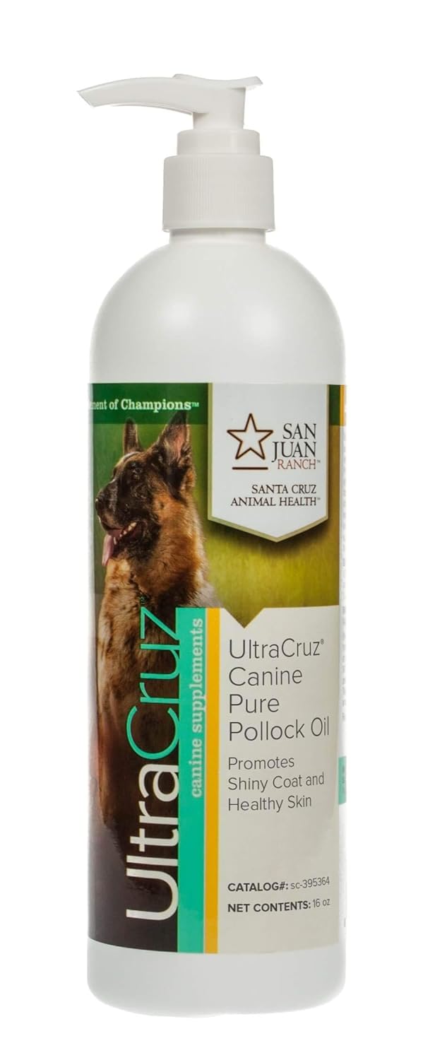 UltraCruz - sc-395364 Canine Pure Pollock Oil Supplement for Dogs, 16 oz