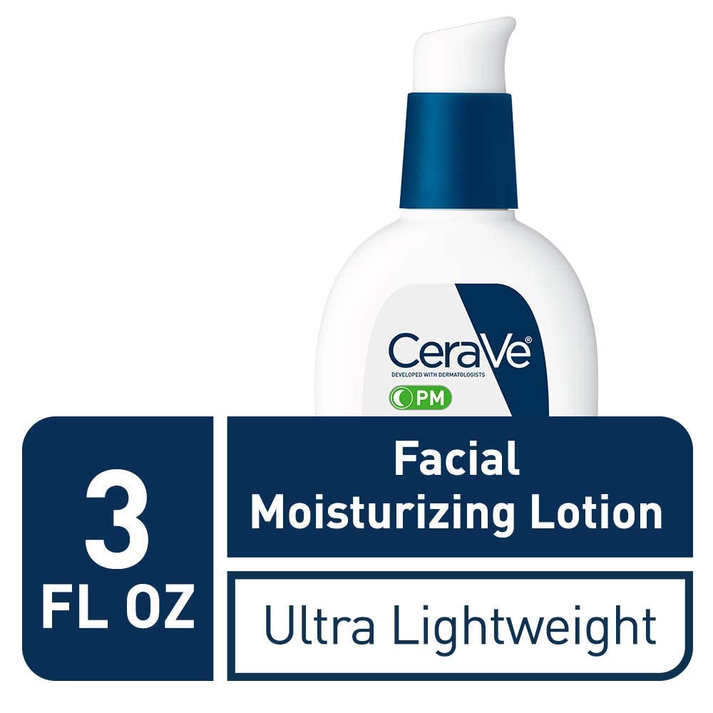 CeraVe PM Facial Moisturizing Lotion Night Cream 3 oz O49360