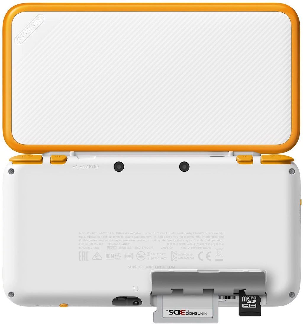 Nintendo 2DS XL Portable Gaming Console, White & Orange M6187