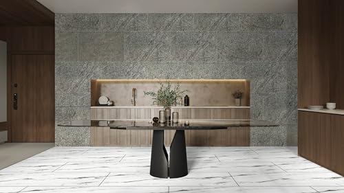 Dundee Deco Stone Veneer Wall Panels, Extra Large 3 x 2 ft, Real Stone, Indian Autumn Rustic, Single Panel R7015