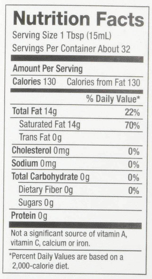 Nutiva Organic Unrefined Liquid Coconut Oil, 16 oz C704803