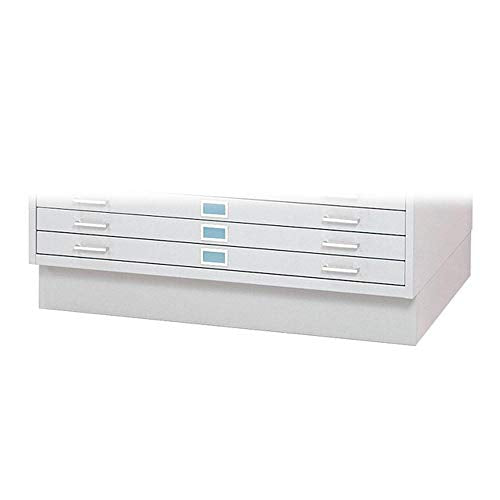 Safco Products 5-Drawer Flat File, 36" W x 24" D, White X8304