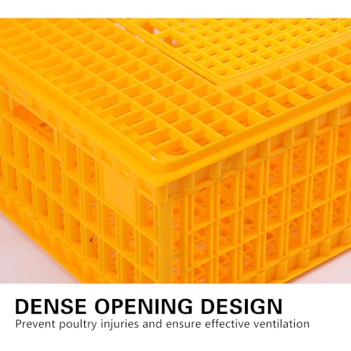 Heavy Duty Plastic Poultry Carrier Crate Transport Cage M402712