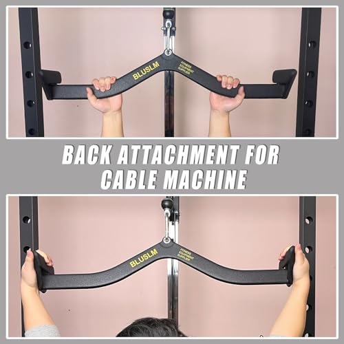 LAT Pull Down Bar for Cable Machine, Tricep Strength Training Handle M7875