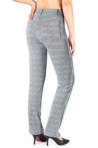 Yogipace Women's Straight Leg Yoga Dress Pants with Belt Loops H62689