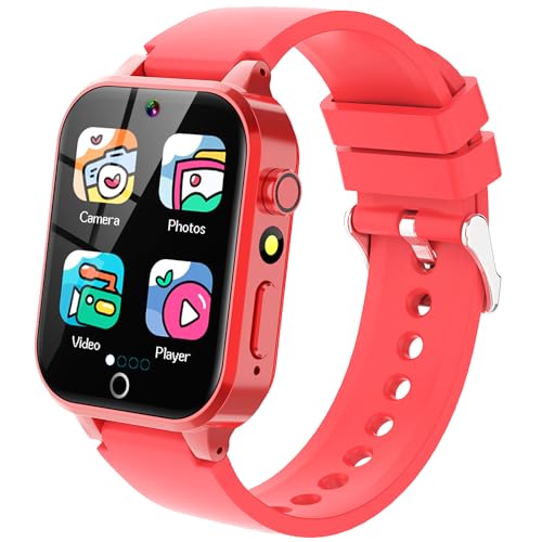 Kids Smart Watch Girls Gift for Girls Aged 6-12, HD TouchScreen Kids Watch with 26 Games Video Camera Music Pedometer Audiostory Learn Card Educational Toys Birthday Gifts for Girls Ages 5 6 7 8 9