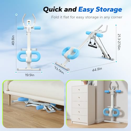 MERACH Ab Machine, Adjustable Ab Trainer for Home Gym O439978