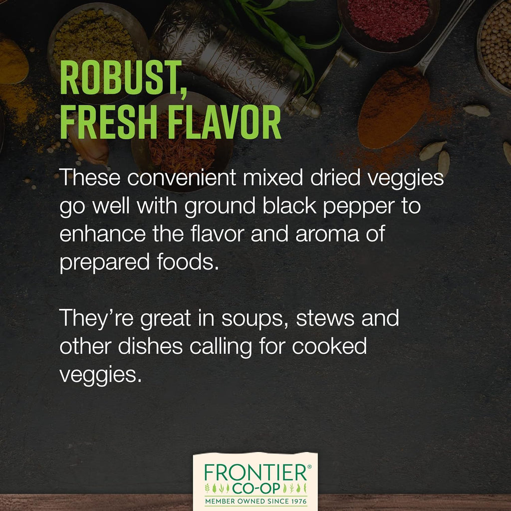 Frontier Co-op Organic Vegetable Soup Blend 1lb Low Sodium V14953