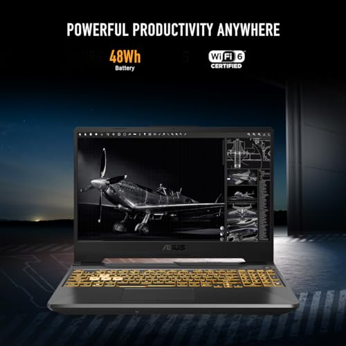 ASUS TUF Gaming F15 Laptop, 15.6" 144Hz FHD, RTX 2050, 512GB SSD T523