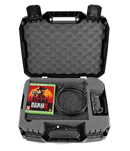 CASEMATIX Green Travel Case for Xbox One X Console and Accessories S6259