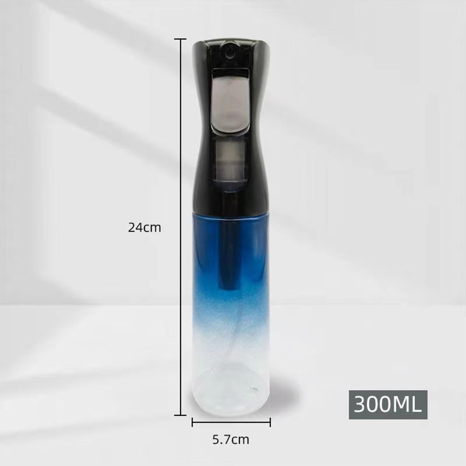 Continuous Mist Spray Bottle for Hair Styling - 10.1oz Gradient Blue N499264