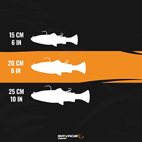 Savage Gear 3D Pulse Tail Trout 8" Sinking Lure G100